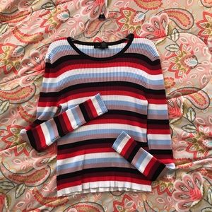 Striped colorful sweater